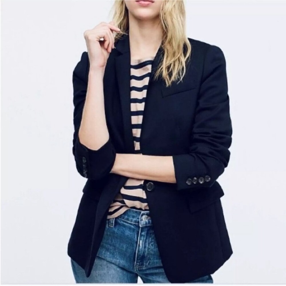 NWT J. Crew Wool Black Blazer 6